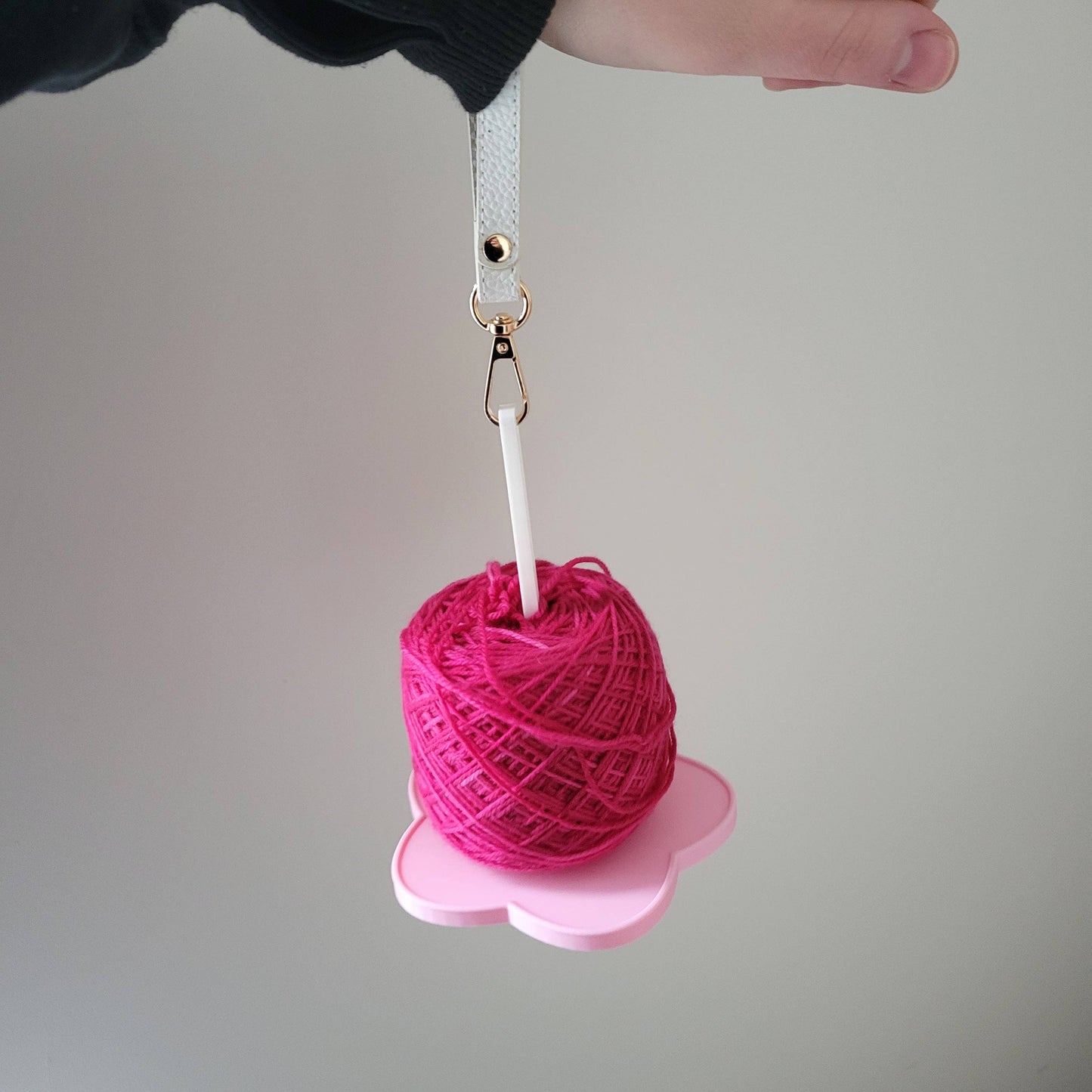 Portable Yarn Spinners: Gray
