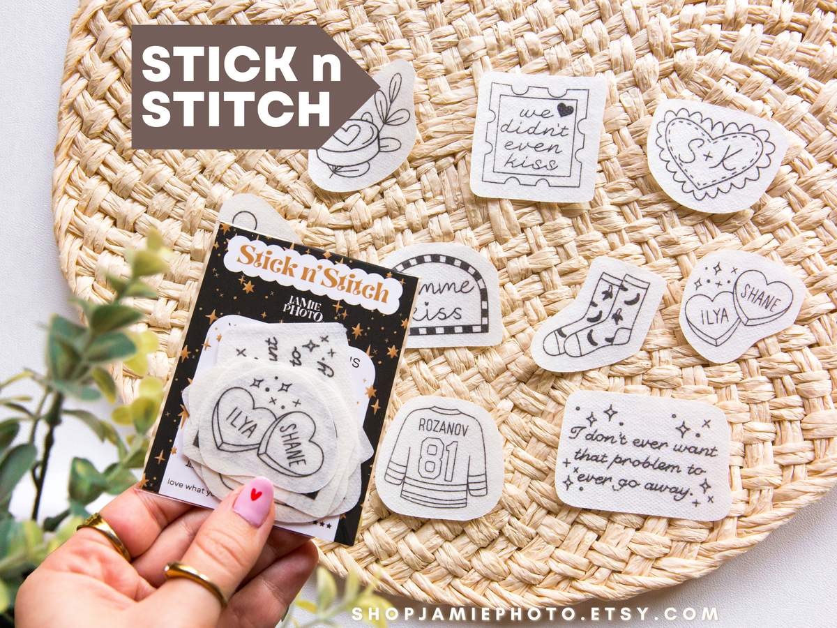 Queer Hockey Romance Embroidery Stick and Stitch Pack