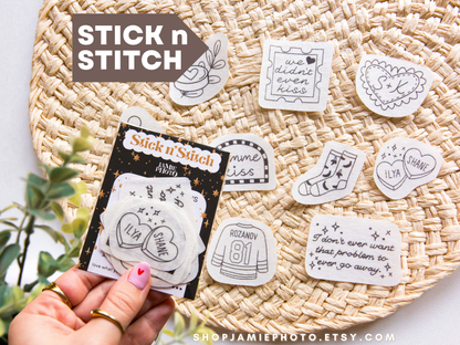 Queer Hockey Romance Embroidery Stick and Stitch Pack