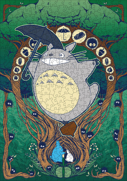 Studio Ghibli My Neighbor Totoro 500-Piece Puzzle: Fly with Totoro
