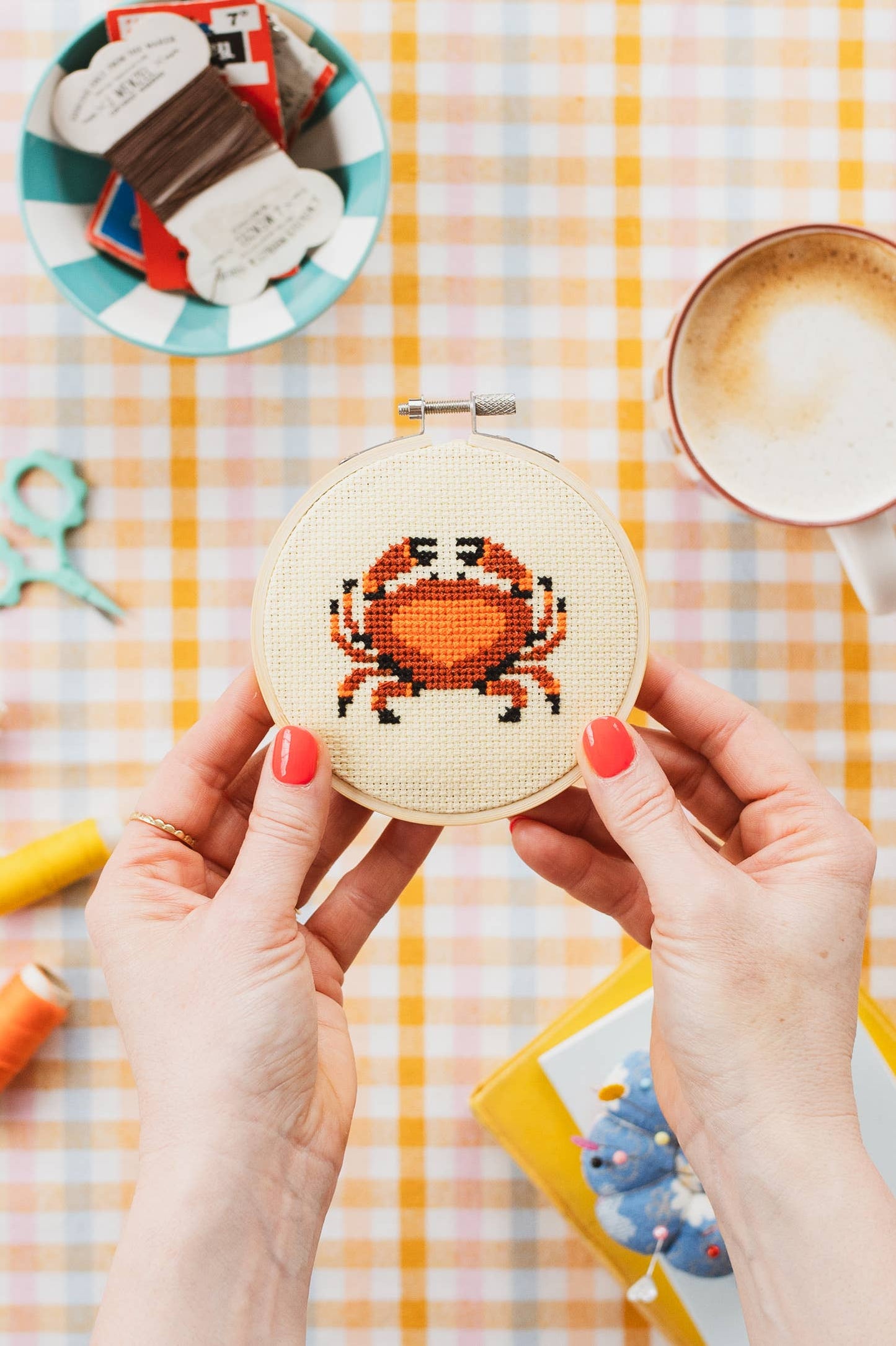 Crab Beginner Cross Stitch Kit