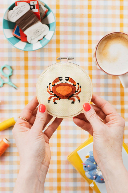 Crab Beginner Cross Stitch Kit