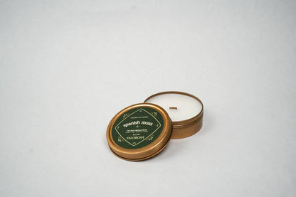 Spanish Moss Candle Tin | Herbal Sage, Oakmoss & Amber