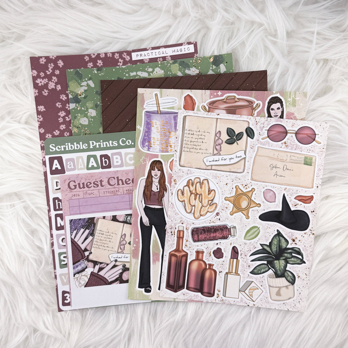 Practical Magic Junk Journal Sticker Kit