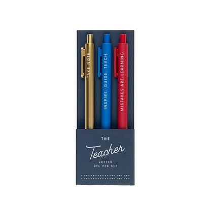 The Teacher Jotter Gel Pen: Set of 3