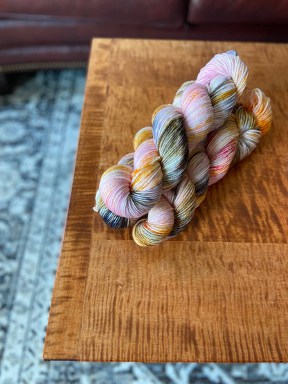 Ghoul Gang Colorway - Artisan Dyed Yarn - Multiple Bases: CMS Sport
