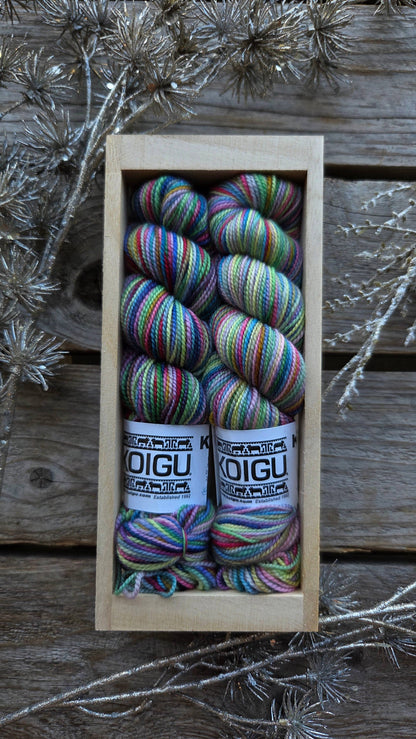 Holiday Sock Crates: P092 - Winter Blues