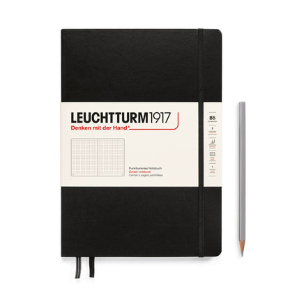 Notebooks - Composition (B5): Black / Hardcover / Dotted