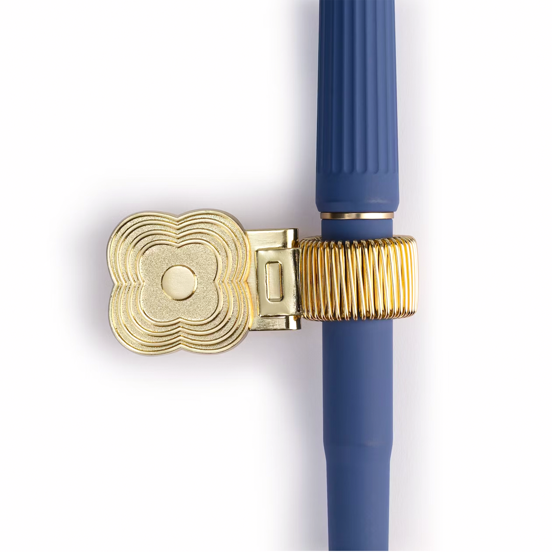 Brass Pen Clip, New Packaging - Flower