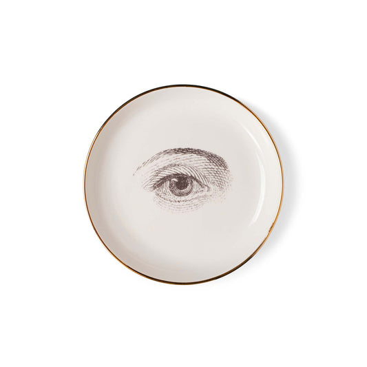 MEM MUSE PORCELAIN MEMENTO SMALL ROUND TRAY