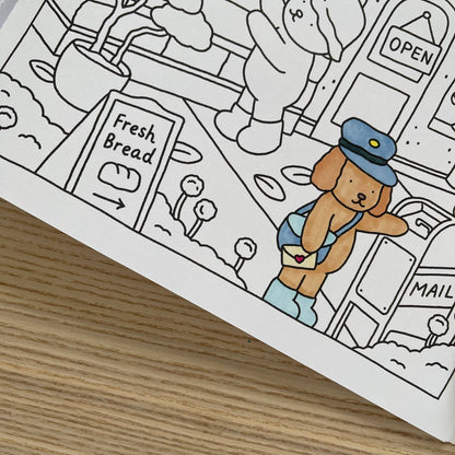 Fall-Winter Coloring Book