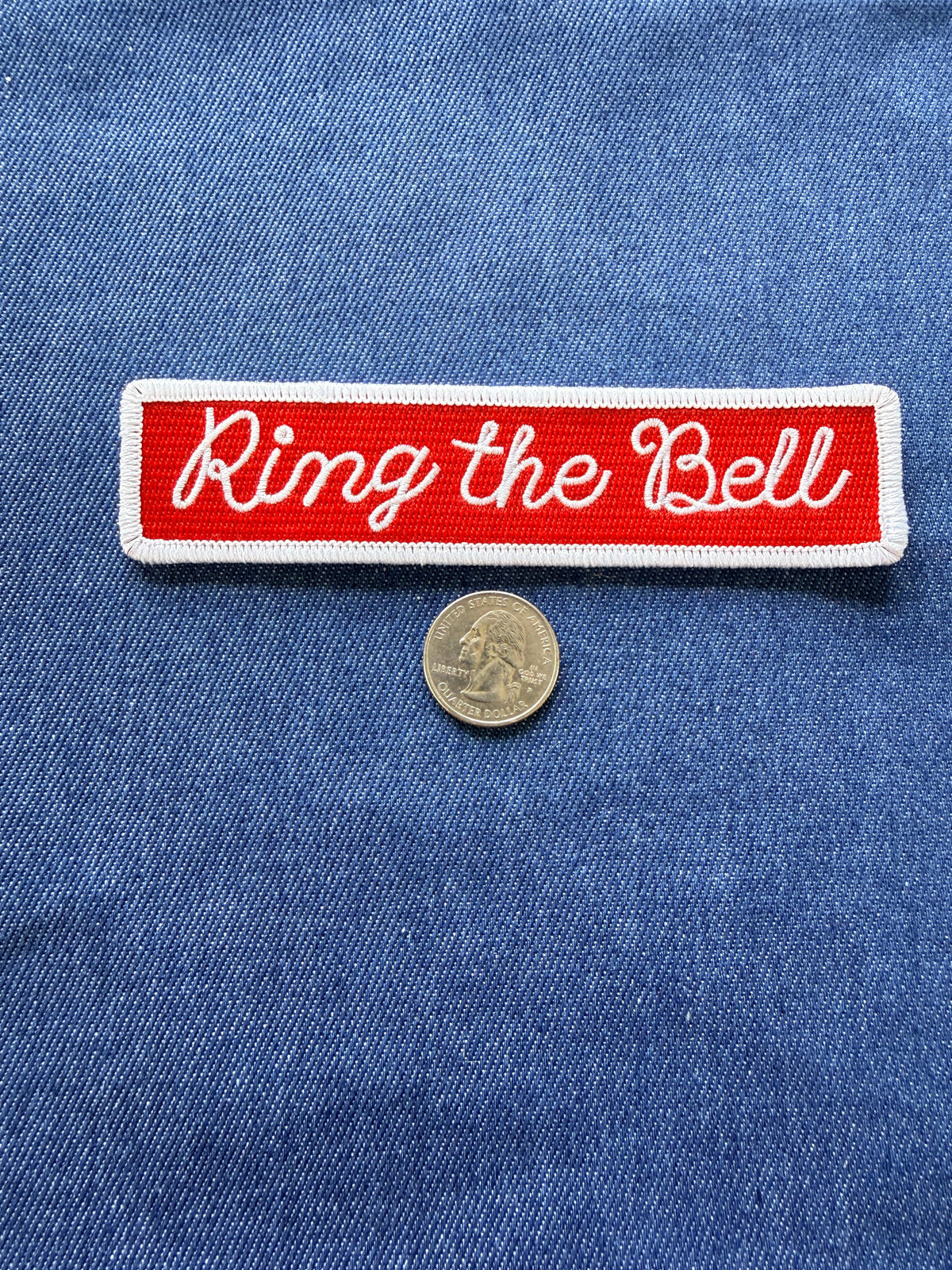 Ring the Bell Chain Stitched Patch - Lrg