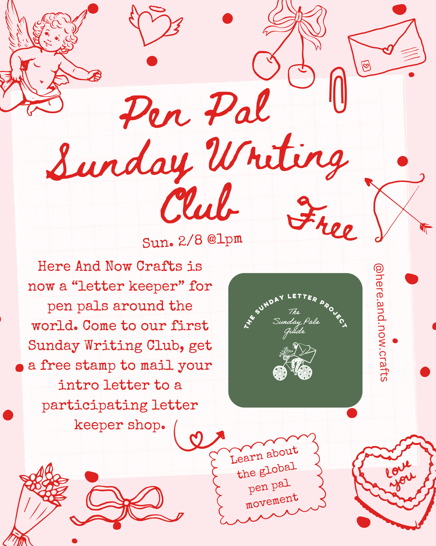 Pen Pal, Sunday Writing Club
