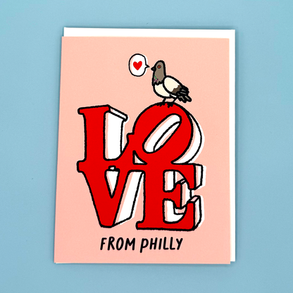 Love From Philly Greeting Card