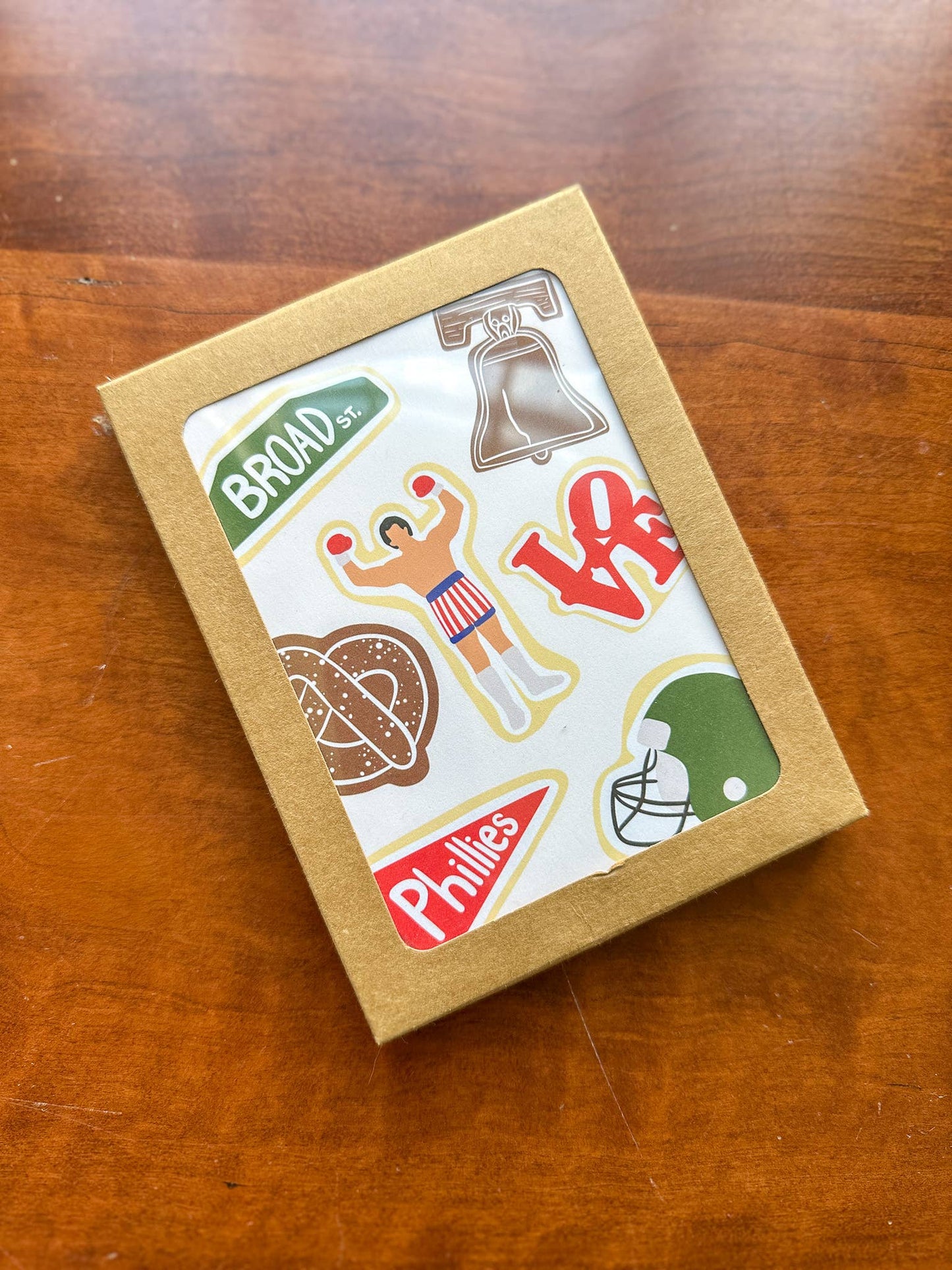 Philly Christmas Cookie Card Set (5 pack)
