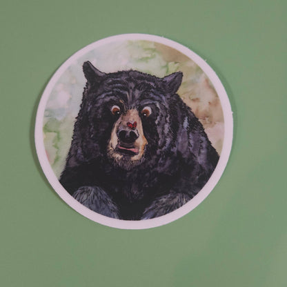 Bear & Ladybug Sticker – 3x3 Inch Waterproof Vinyl Decal