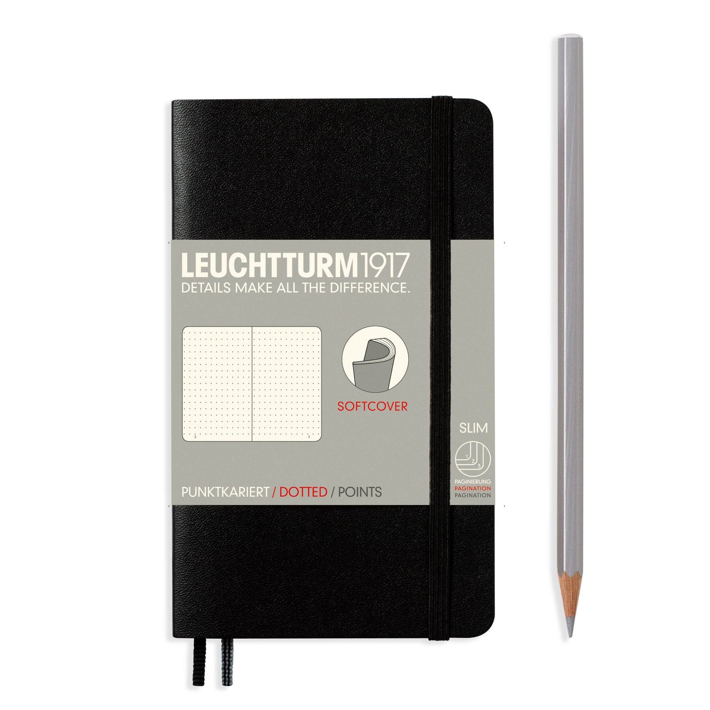 Notebooks - Pocket (A6): Black / Hardcover / Plain