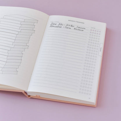 Reading Journal (Avid Reader): Blush
