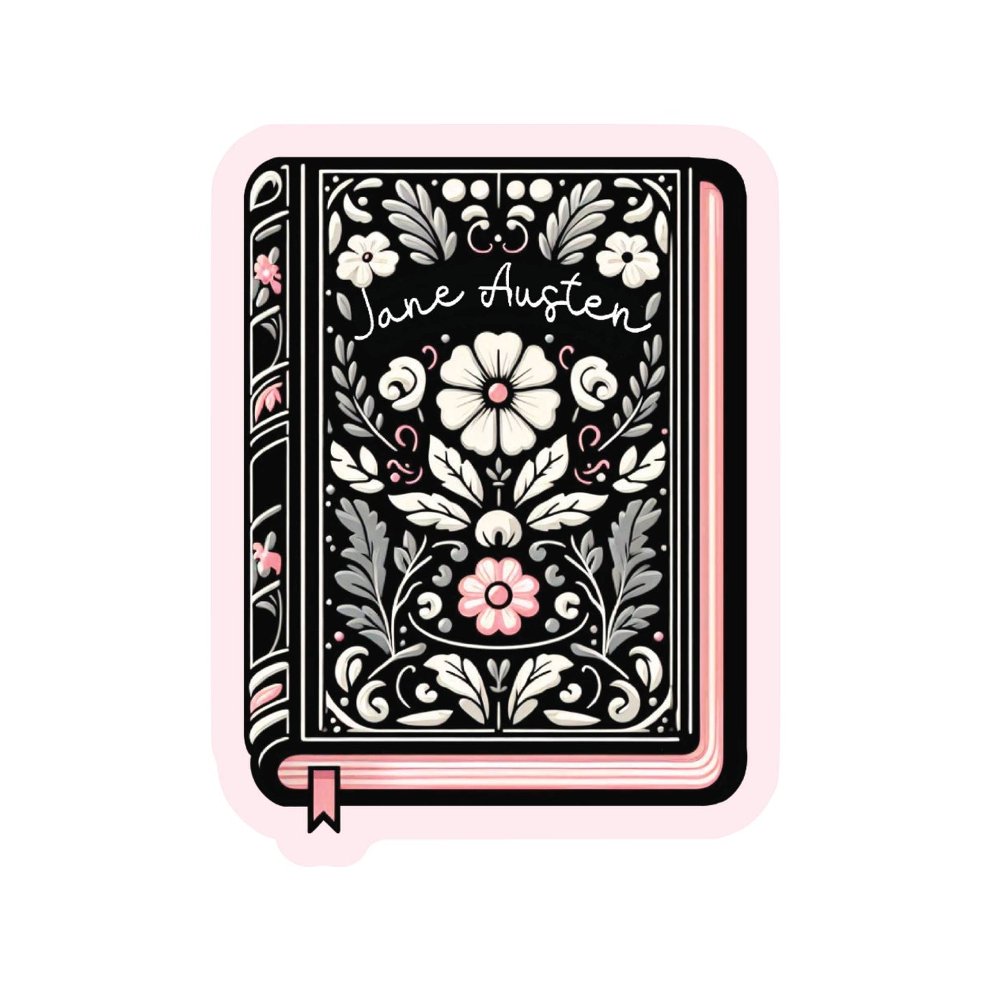 Jane Austen Feminist Book Read High Quality Vinyl Sticker