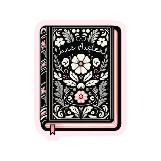 Jane Austen Feminist Book Read High Quality Vinyl Sticker