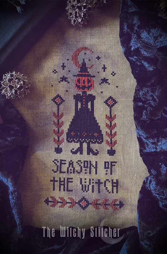 Season Of The Witch - Cross Stitch Pattern
