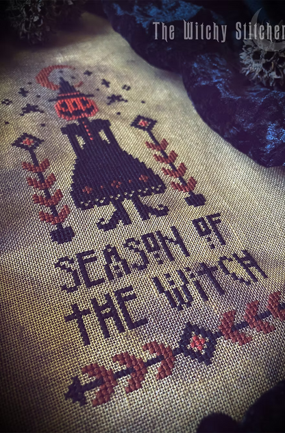 Season Of The Witch - Cross Stitch Pattern