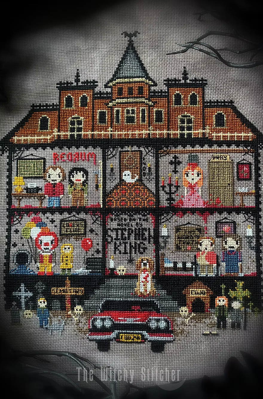 Stephen King House- Cross Stitch Pattern