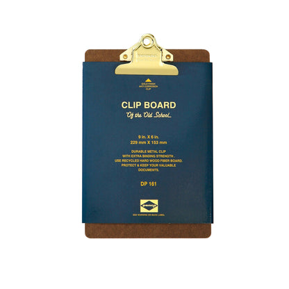 Old School Clipboard/ A5/ Gold Clip