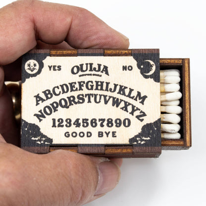 Matches • Ouija Board Wooden Matchbox • Candle Accessory
