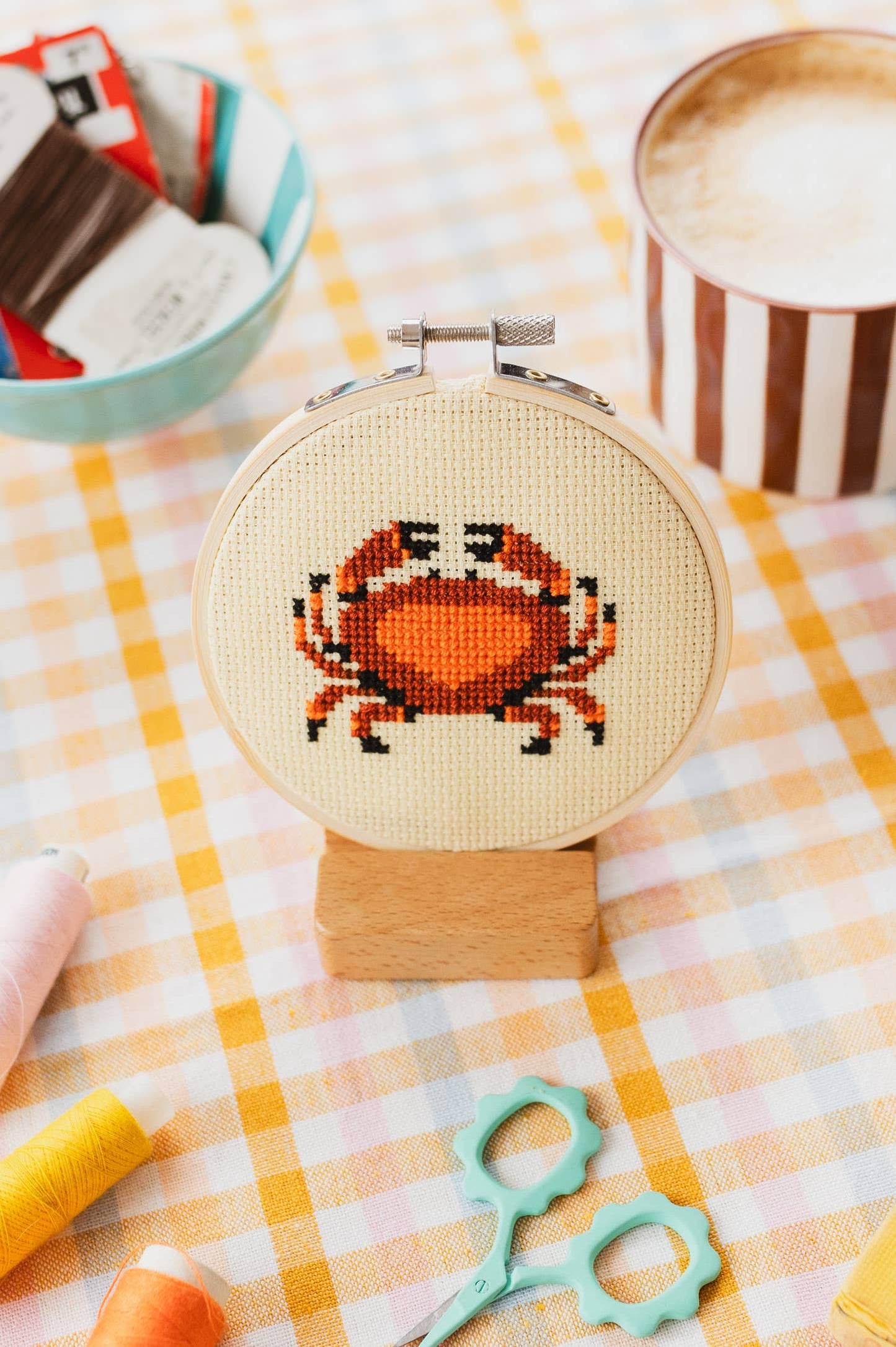 Crab Beginner Cross Stitch Kit