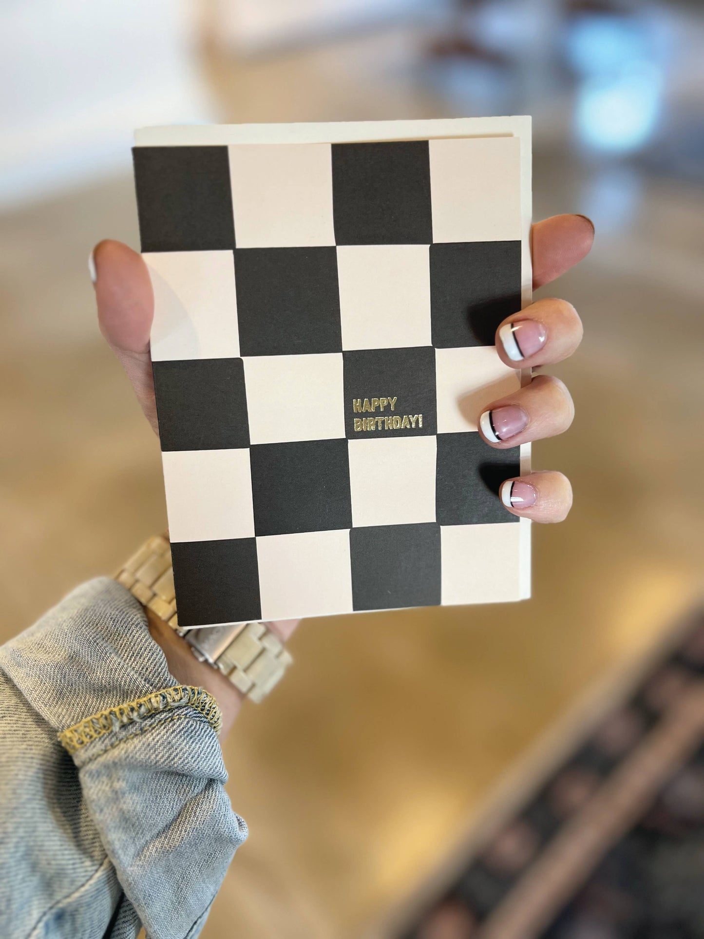 Chessboard Birthday Greeting Card