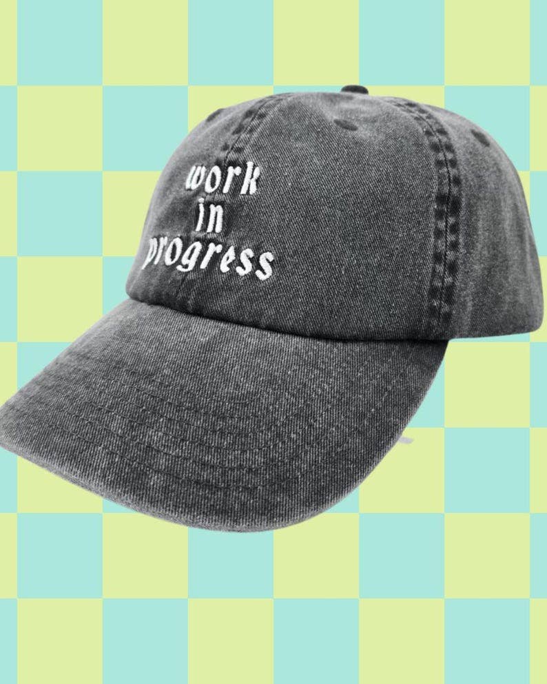 Embroidered Dad Hat - Work in Progress