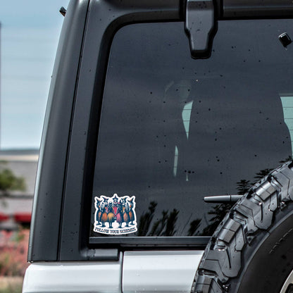 Girl Gang Funny Retro Vintage High Quality Vinyl Sticker