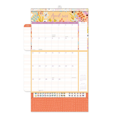 2026 Secret Garden DIA Wall Calendar