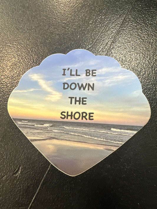 Down The Shore Sticker