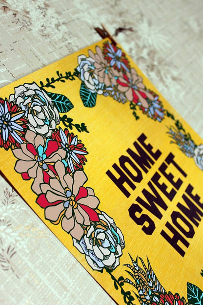 Succulent Home Sweet Home-11 X 14 Print