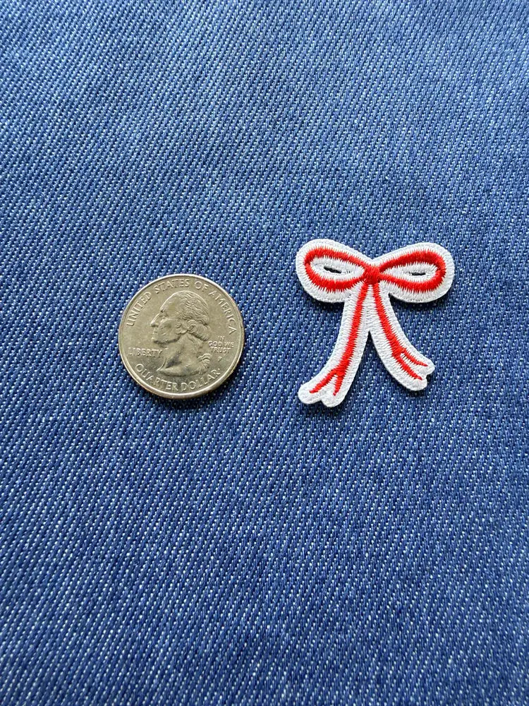 Red Bow Patch - Sm