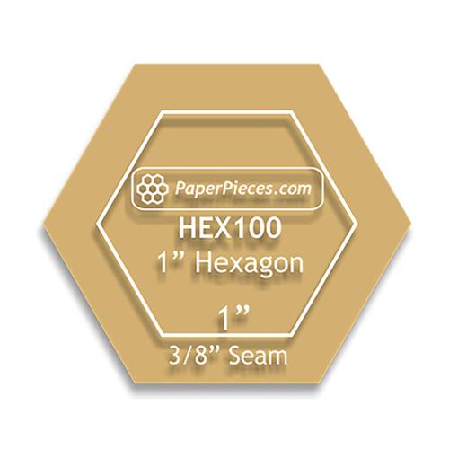 PaperPieces Hexie Template 1"