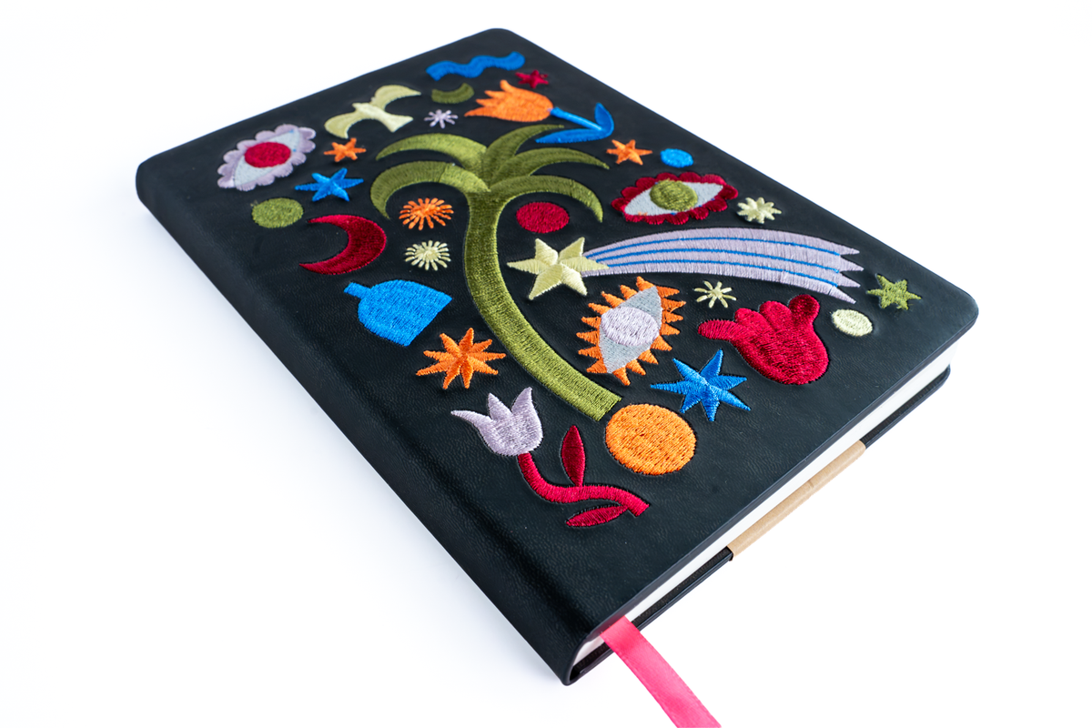 Magic Night Hardbound Embroidered Notebook HBE2611L