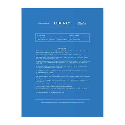 Liberty 9 x 12 Paint by Number Kit Glastonbury
