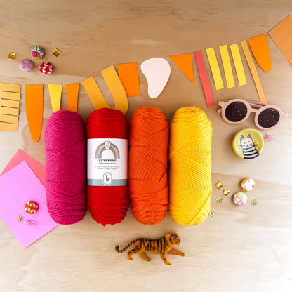 Keystone: Easy care acrylic & wool yarn made in the USA