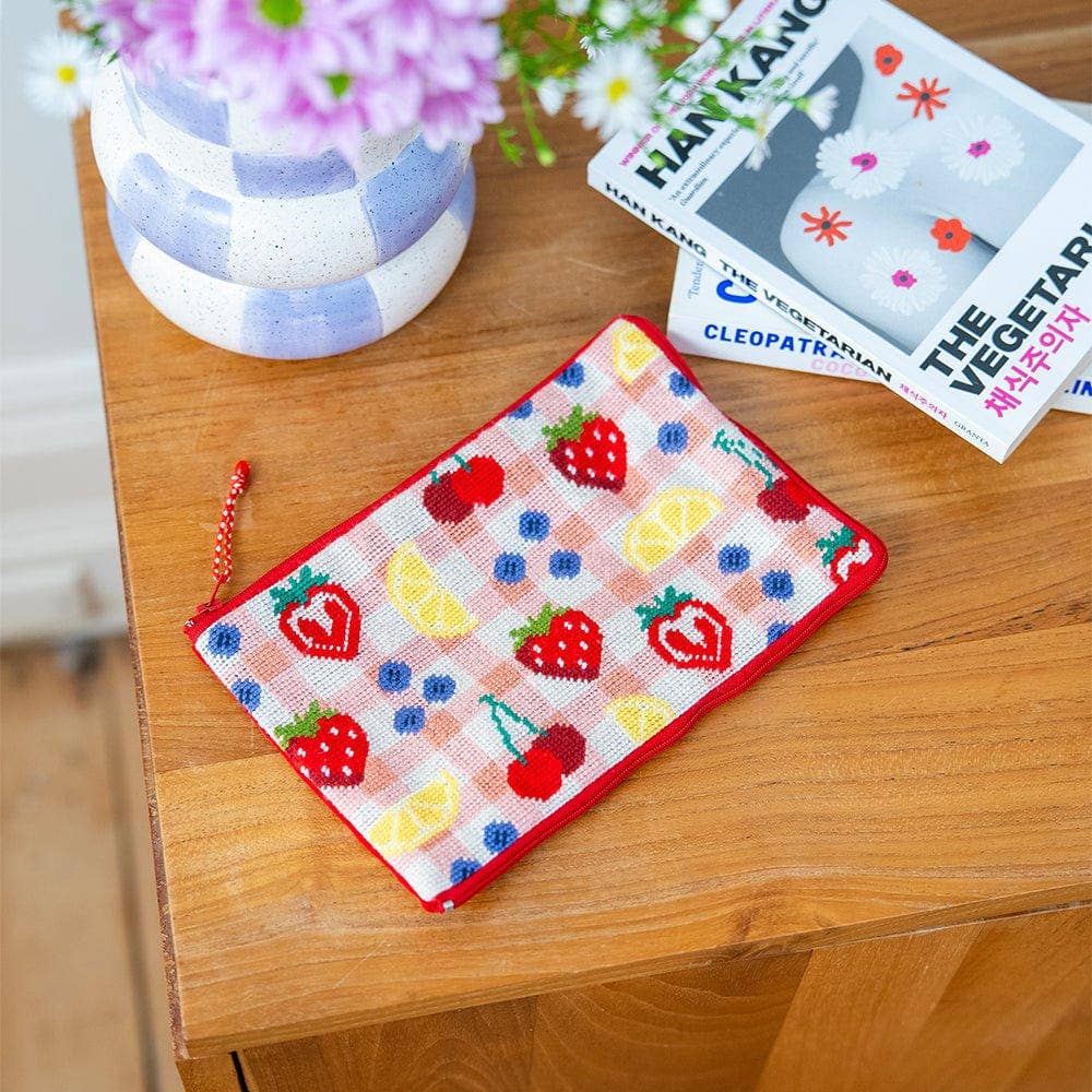 FRUIT MARKET | Needlepoint Pouch Kit