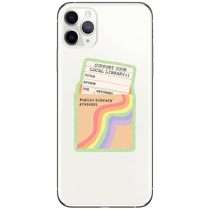 Library Book Read Community High Quality Vinyl Sticker