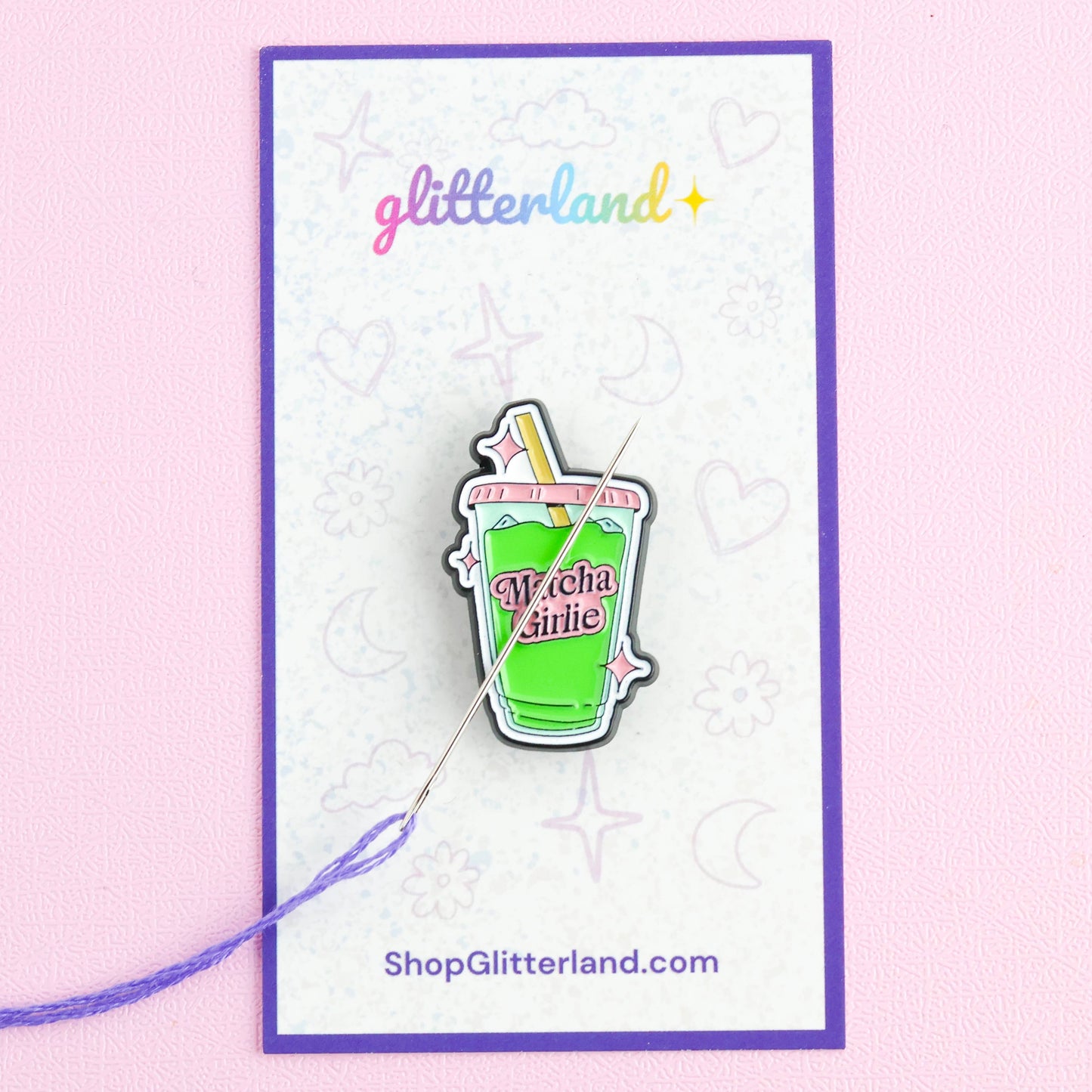 Matcha Girl Needle Minder Magnet