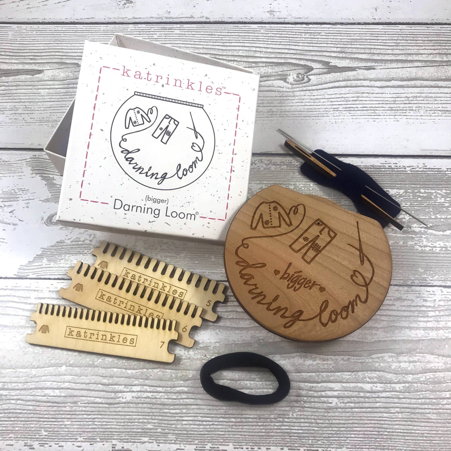 Bigger Darning & Mending Loom Kit: Bigger Darning Loom Kit -$44