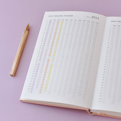Reading Journal (Avid Reader): Blush