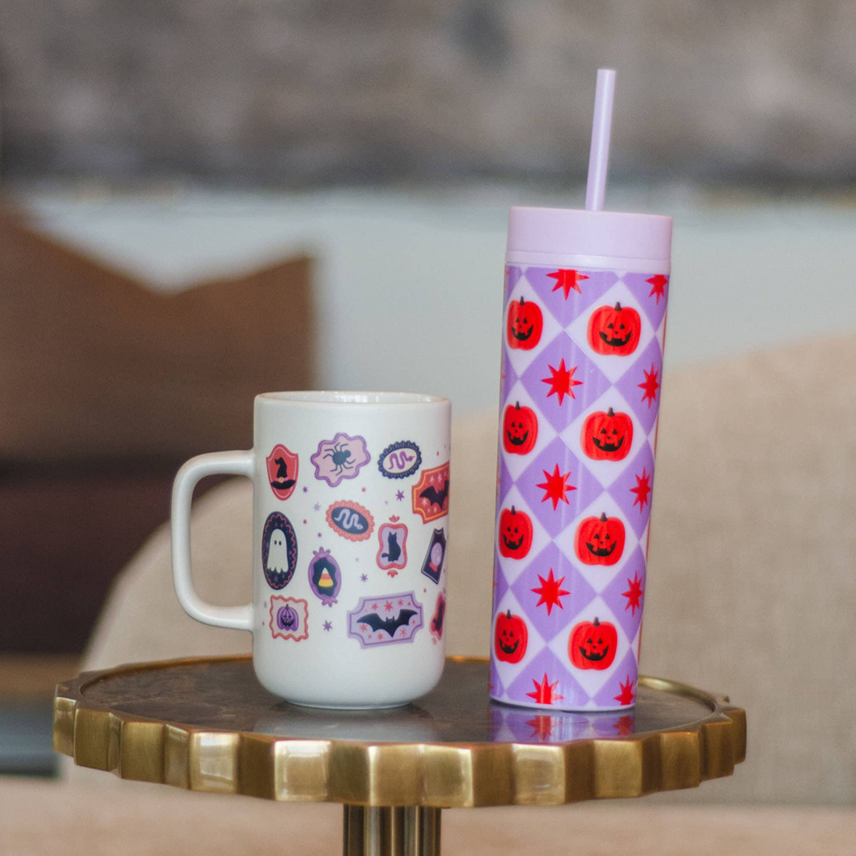 Spooky Cute Halloween Tall Ceramic Coffee Mug