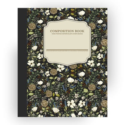 Night Blooms Composition Notebook