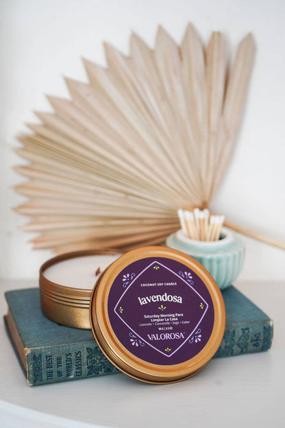 Lavendosa® Candle Tin | Lavender, Sage, Rosemary