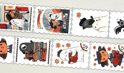 Pumpkin and Spice Stamp Washi Tap